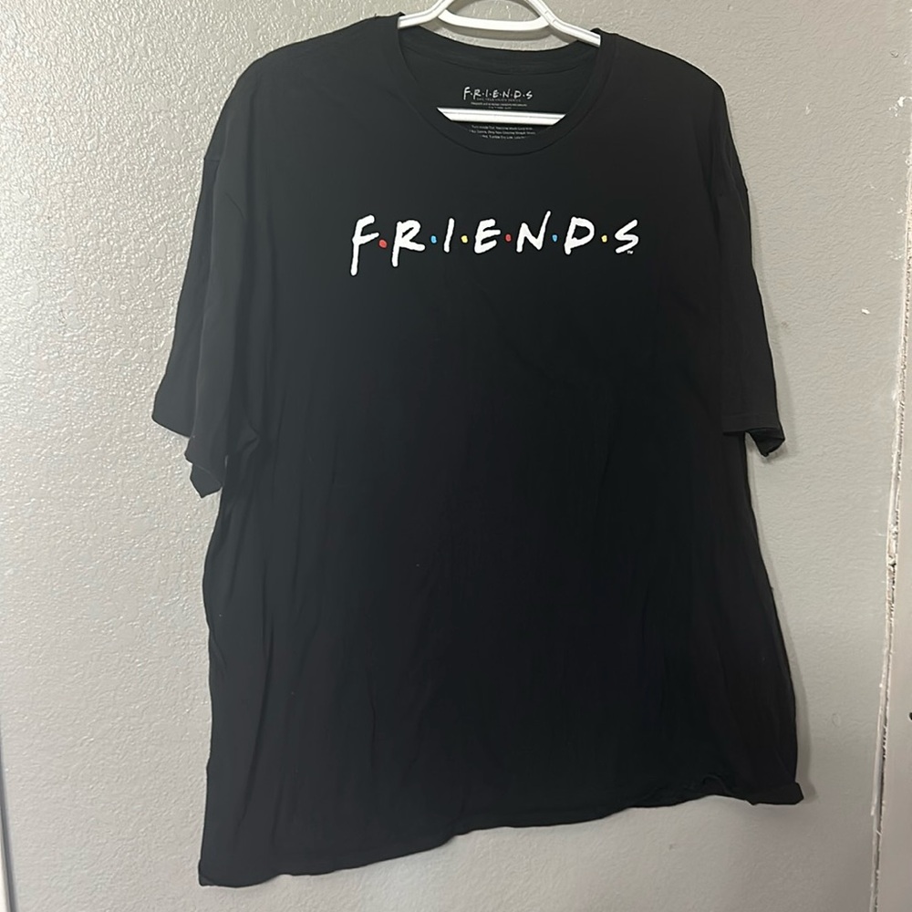 Friends black short sleeve shirt